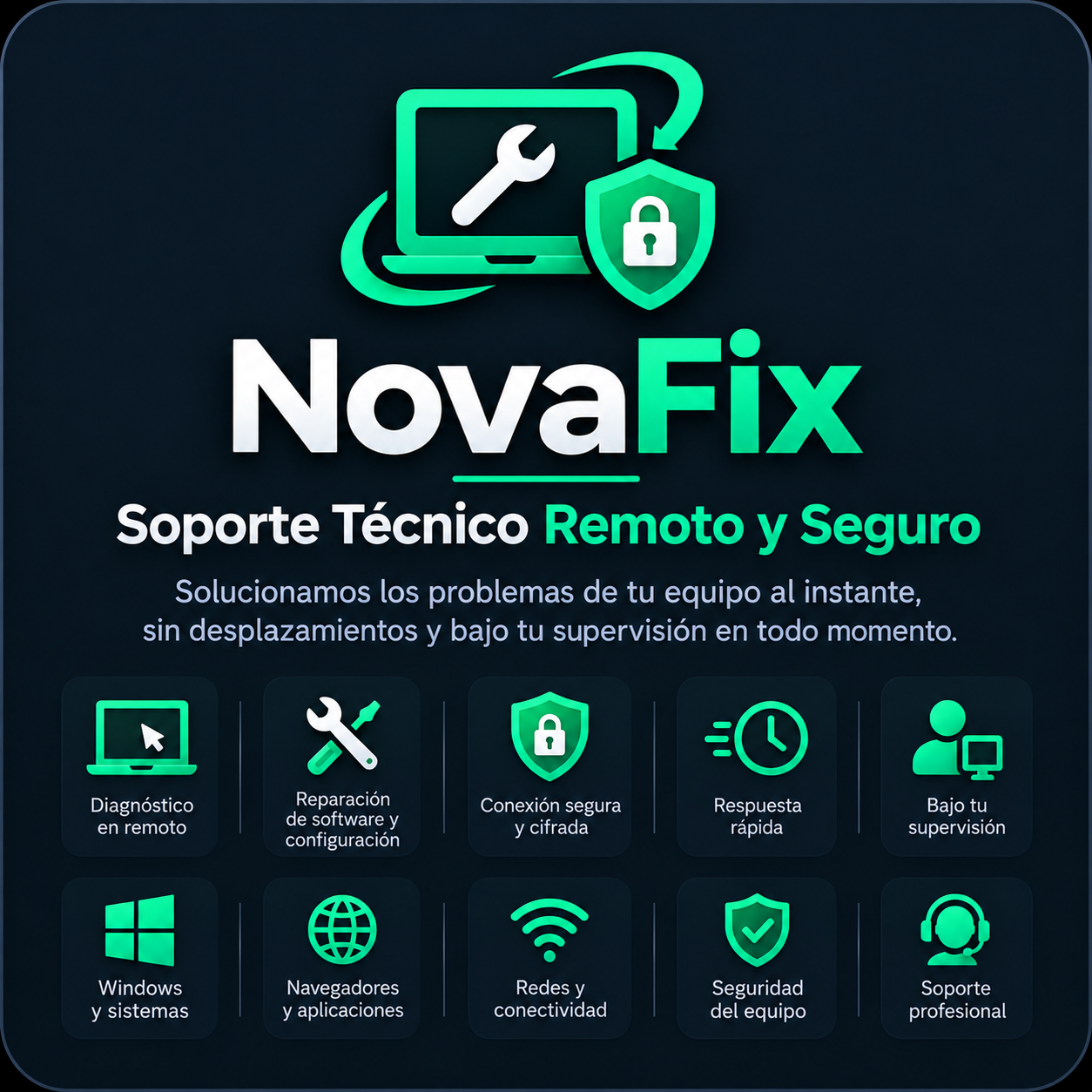 NovaFix — Asistencia Técnica Remota Segura